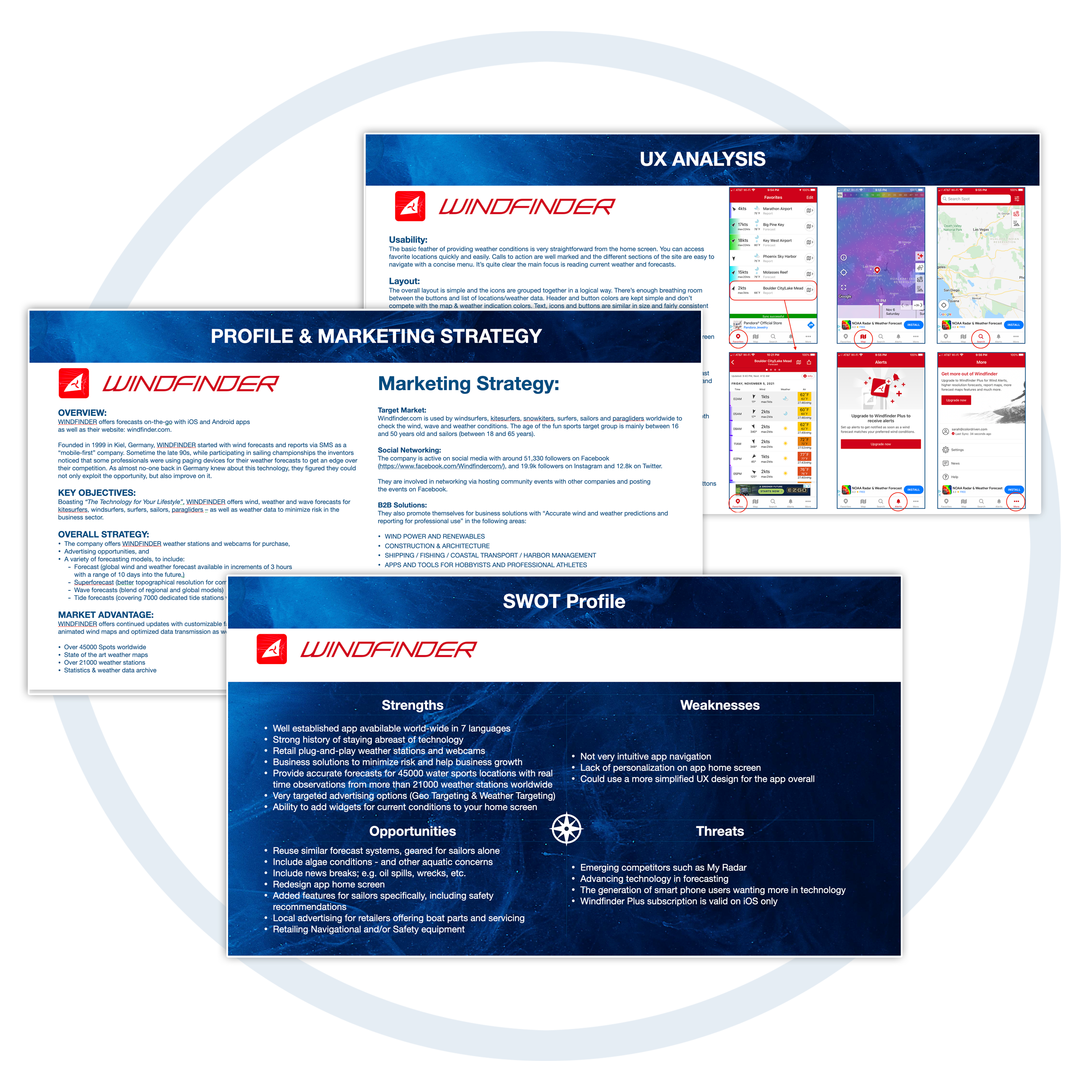 Competitor Analyses (one example)
